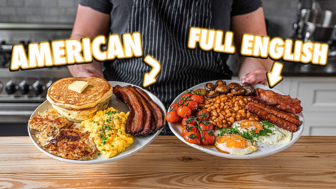 American Breakfast vs Full English Breakfast